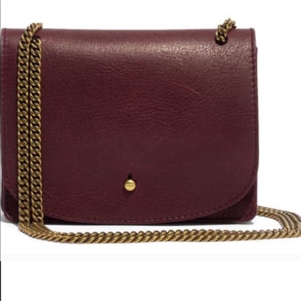 Madewell Leather Chain Purse